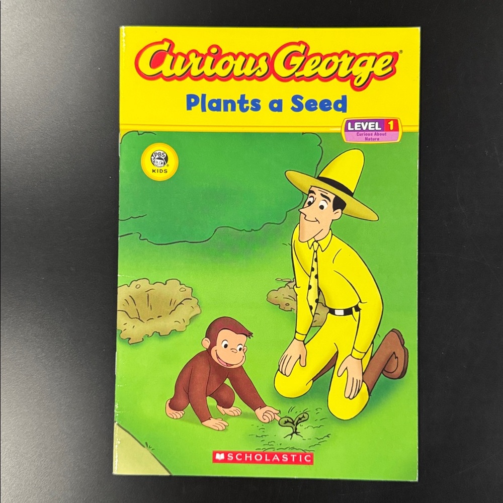 Curious George Plants a Seed - Scholastic Softcover Level 1 Children’s Book